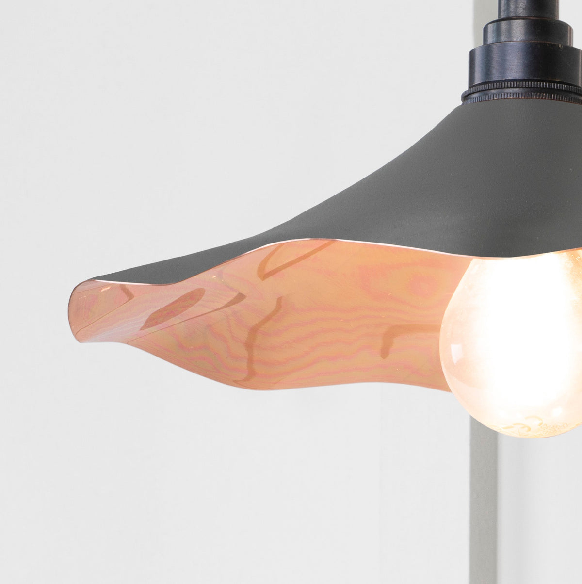 Smooth Copper Flora Wall Light by From The Anvil