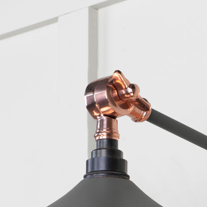 Smooth Copper Flora Wall Light by From The Anvil