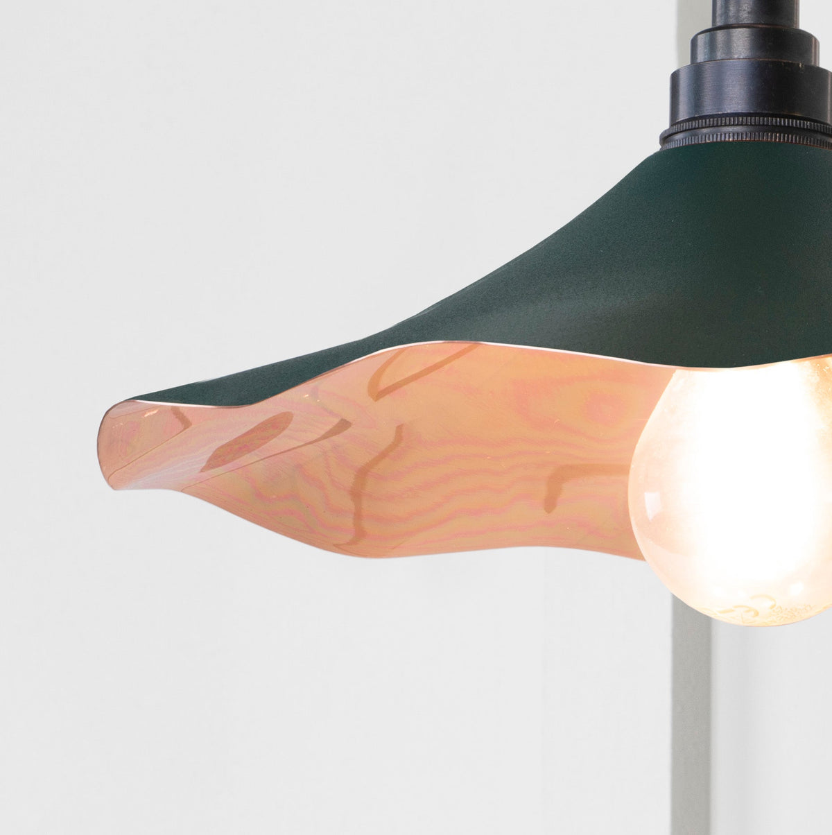 Smooth Copper Flora Wall Light by From The Anvil