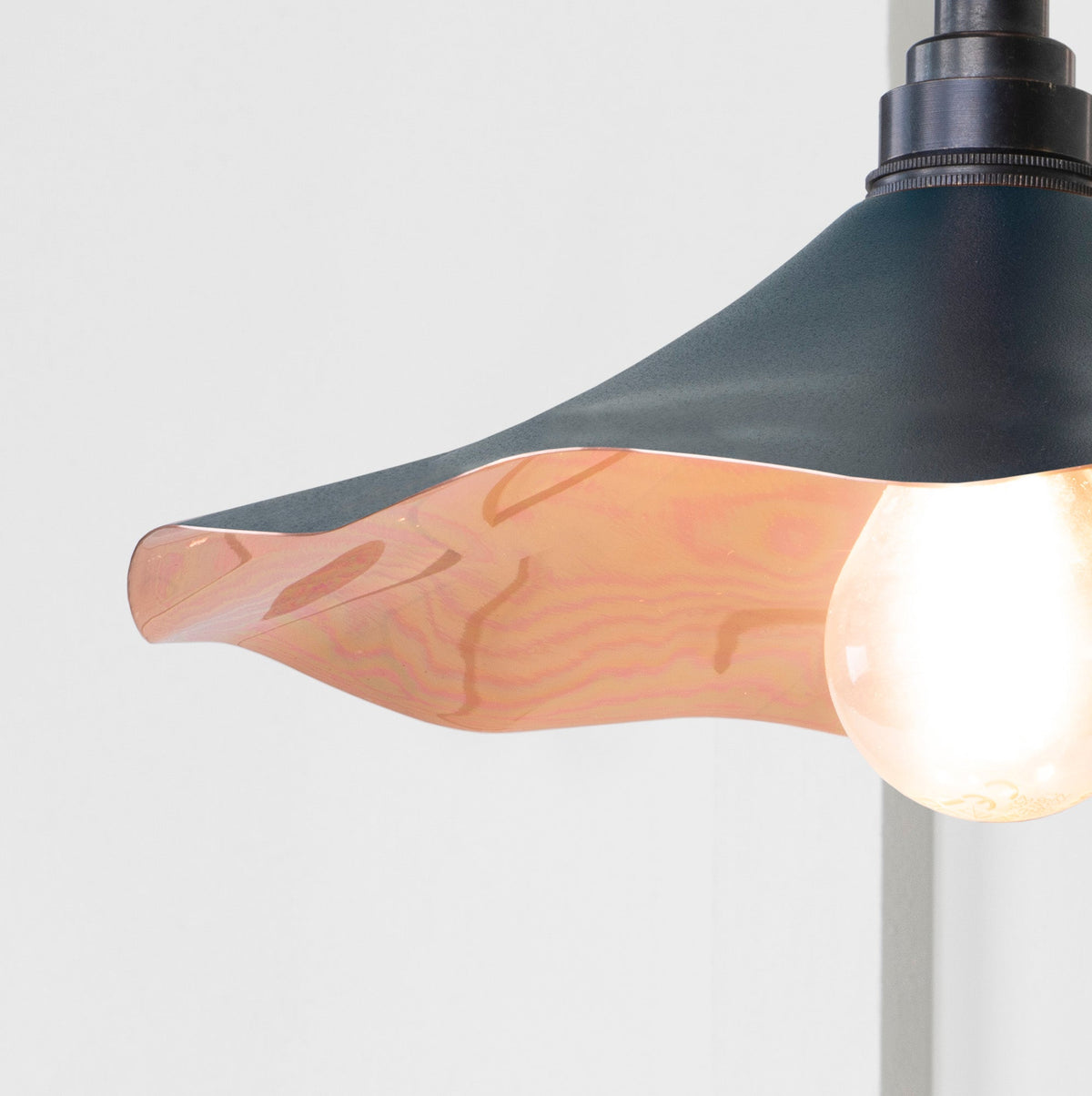 Smooth Copper Flora Wall Light by From The Anvil