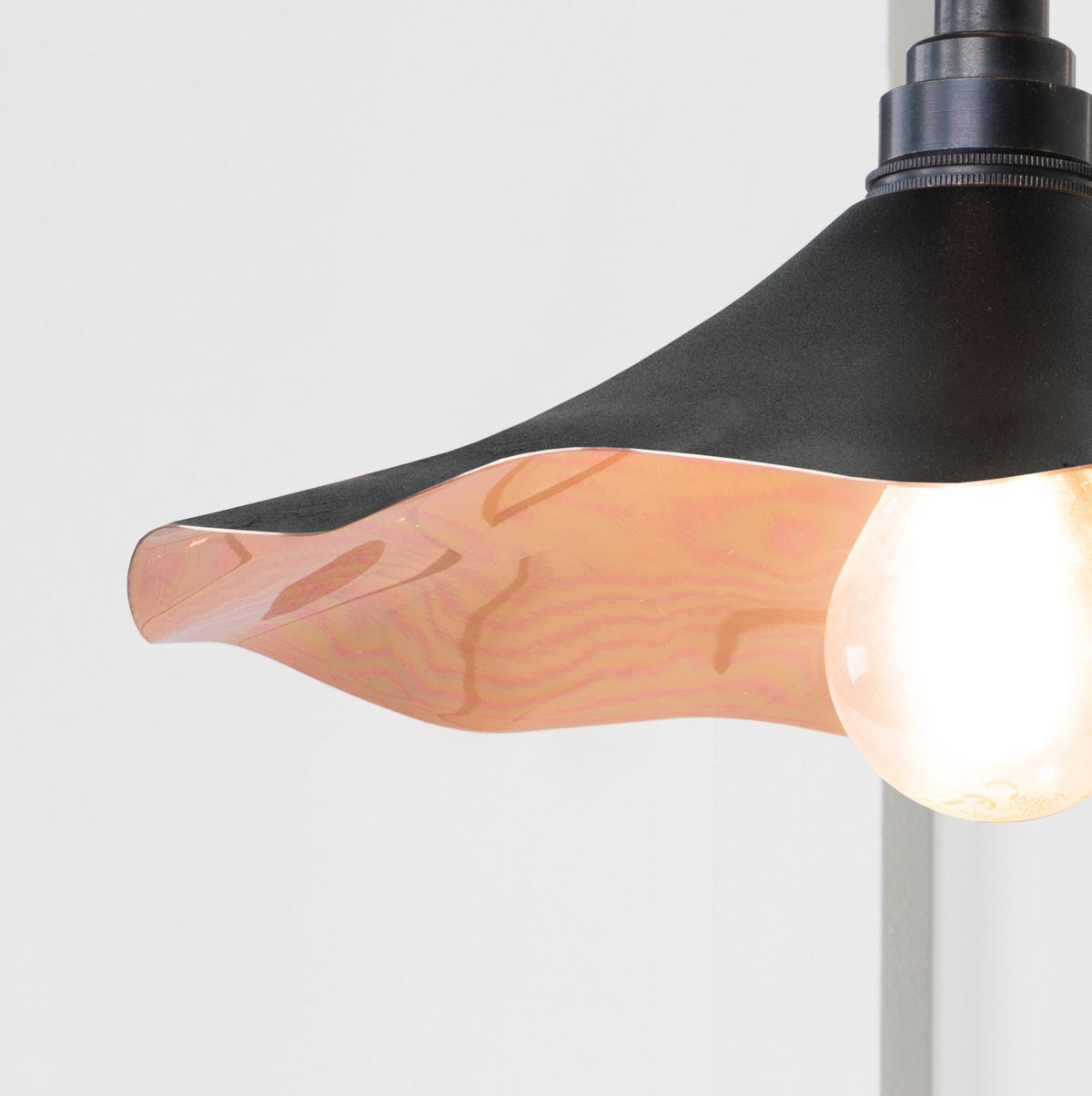 Smooth Copper Flora Wall Light by From The Anvil