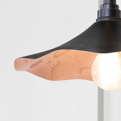Smooth Copper Flora Wall Light by From The Anvil