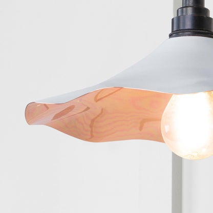 Smooth Copper Flora Wall Light by From The Anvil