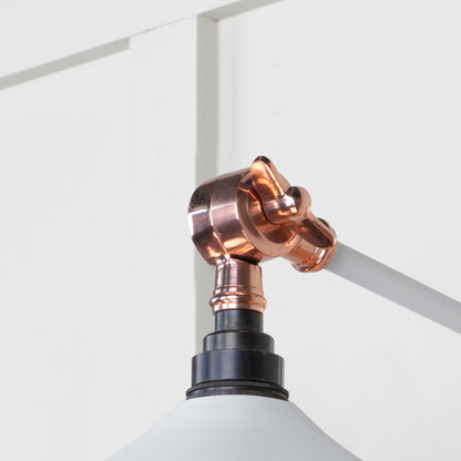 Smooth Copper Flora Wall Light by From The Anvil