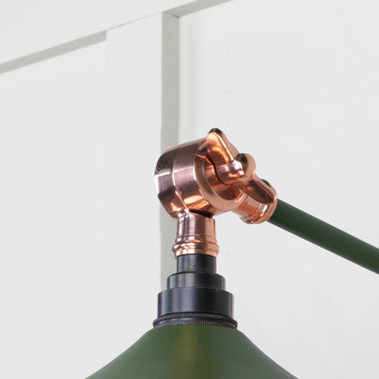 Smooth Copper Flora Wall Light by From The Anvil