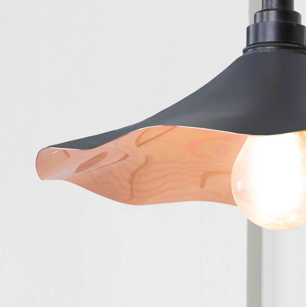Smooth Copper Flora Wall Light by From The Anvil