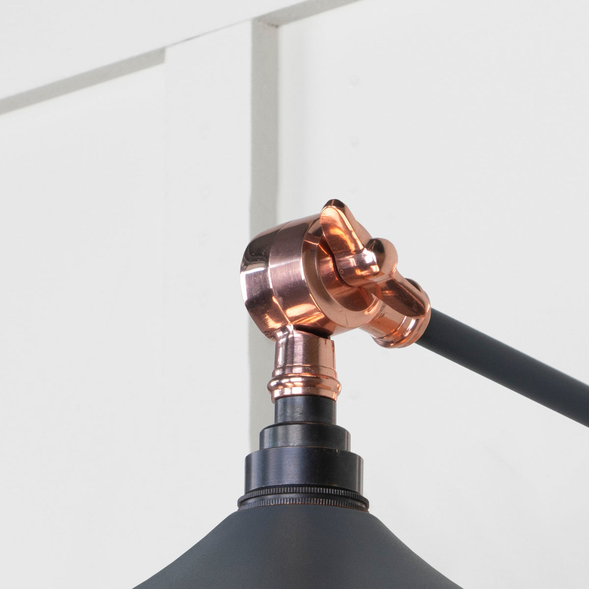 Smooth Copper Flora Wall Light by From The Anvil