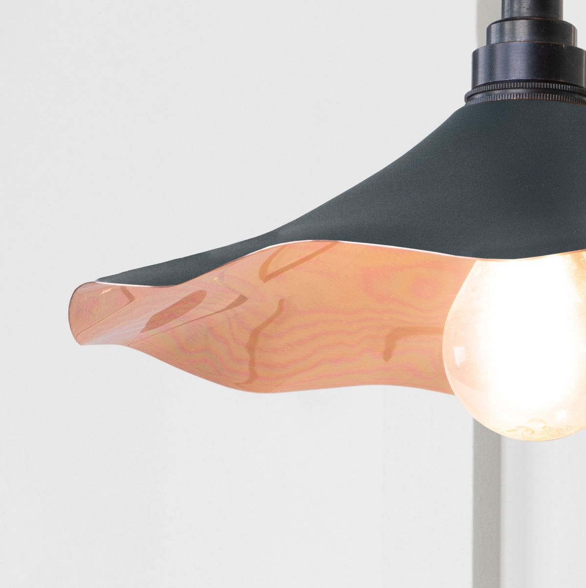 Smooth Copper Flora Wall Light by From The Anvil