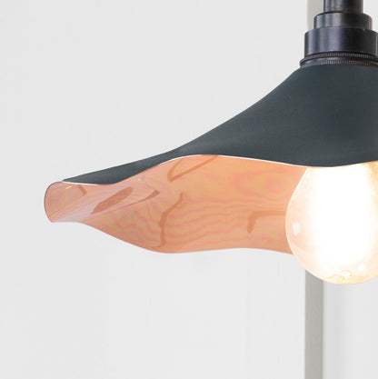 Smooth Copper Flora Wall Light by From The Anvil