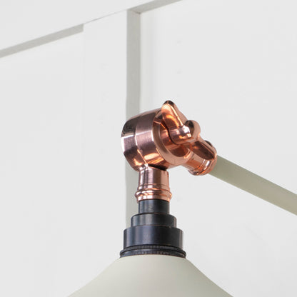 Smooth Copper Flora Wall Light by From The Anvil