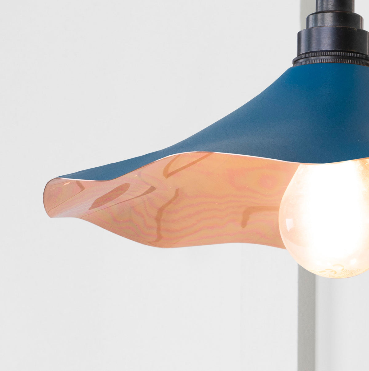 Smooth Copper Flora Wall Light by From The Anvil