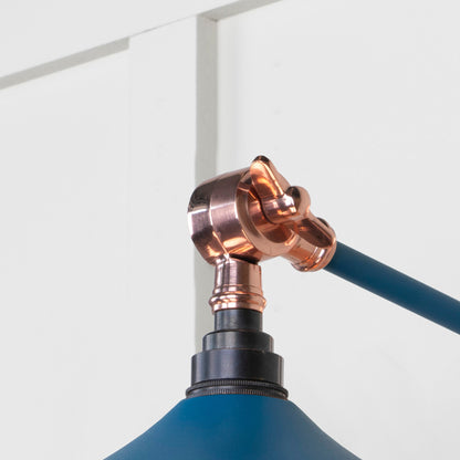 Smooth Copper Flora Wall Light by From The Anvil