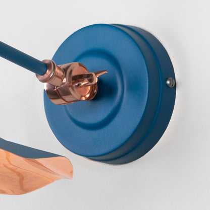 Smooth Copper Flora Wall Light by From The Anvil
