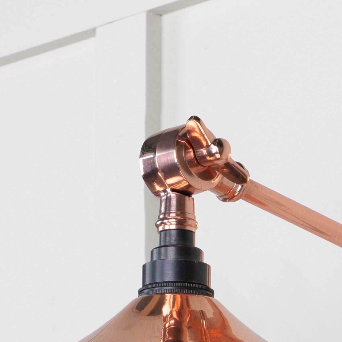 Smooth Copper Flora Wall Light by From The Anvil