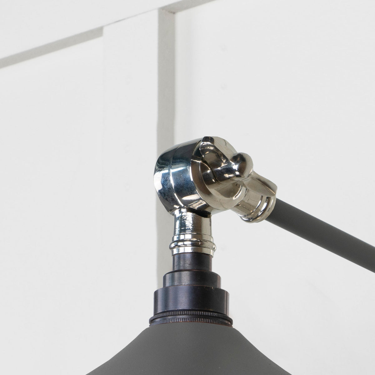 Smooth Nickel Flora Wall Light by From The Anvil