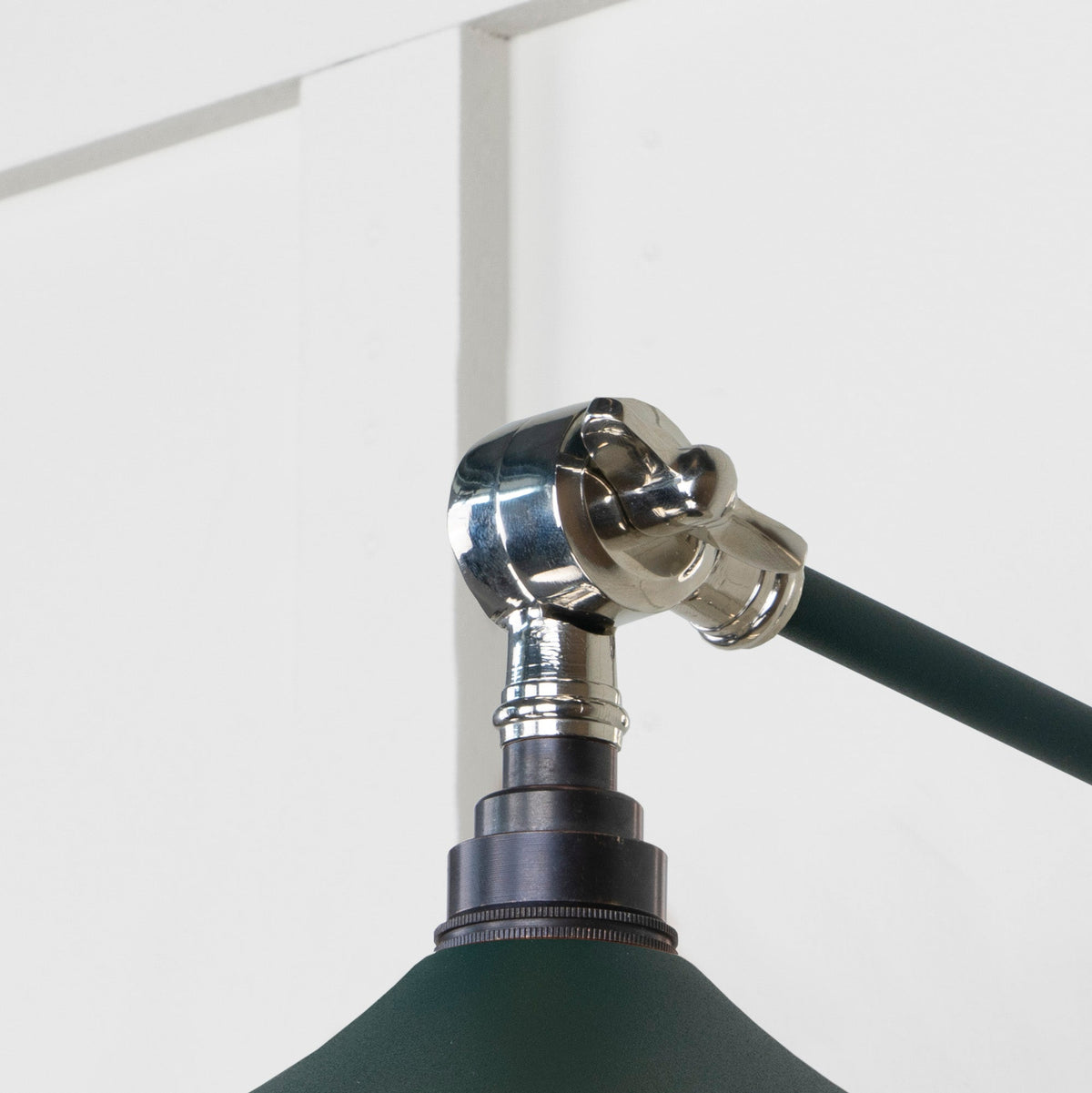 Smooth Nickel Flora Wall Light by From The Anvil
