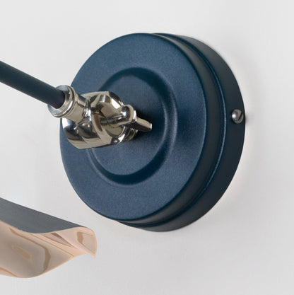 Smooth Nickel Flora Wall Light by From The Anvil