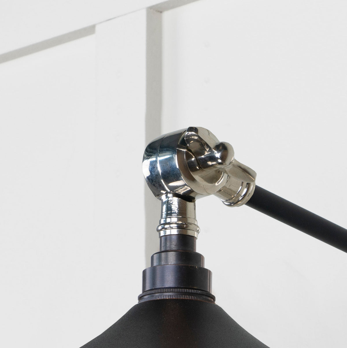 Smooth Nickel Flora Wall Light by From The Anvil