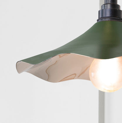 Smooth Nickel Flora Wall Light by From The Anvil