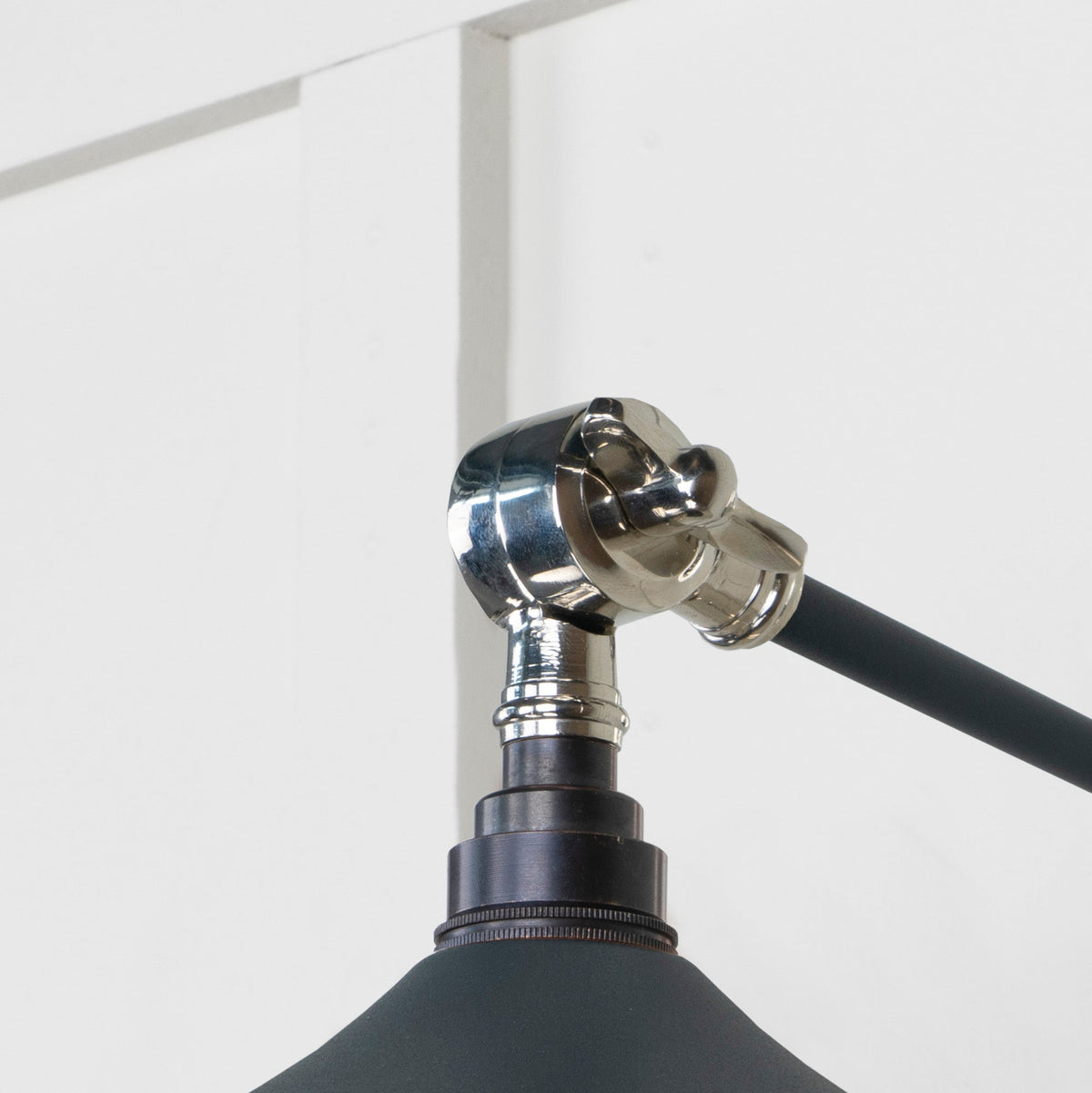 Smooth Nickel Flora Wall Light by From The Anvil