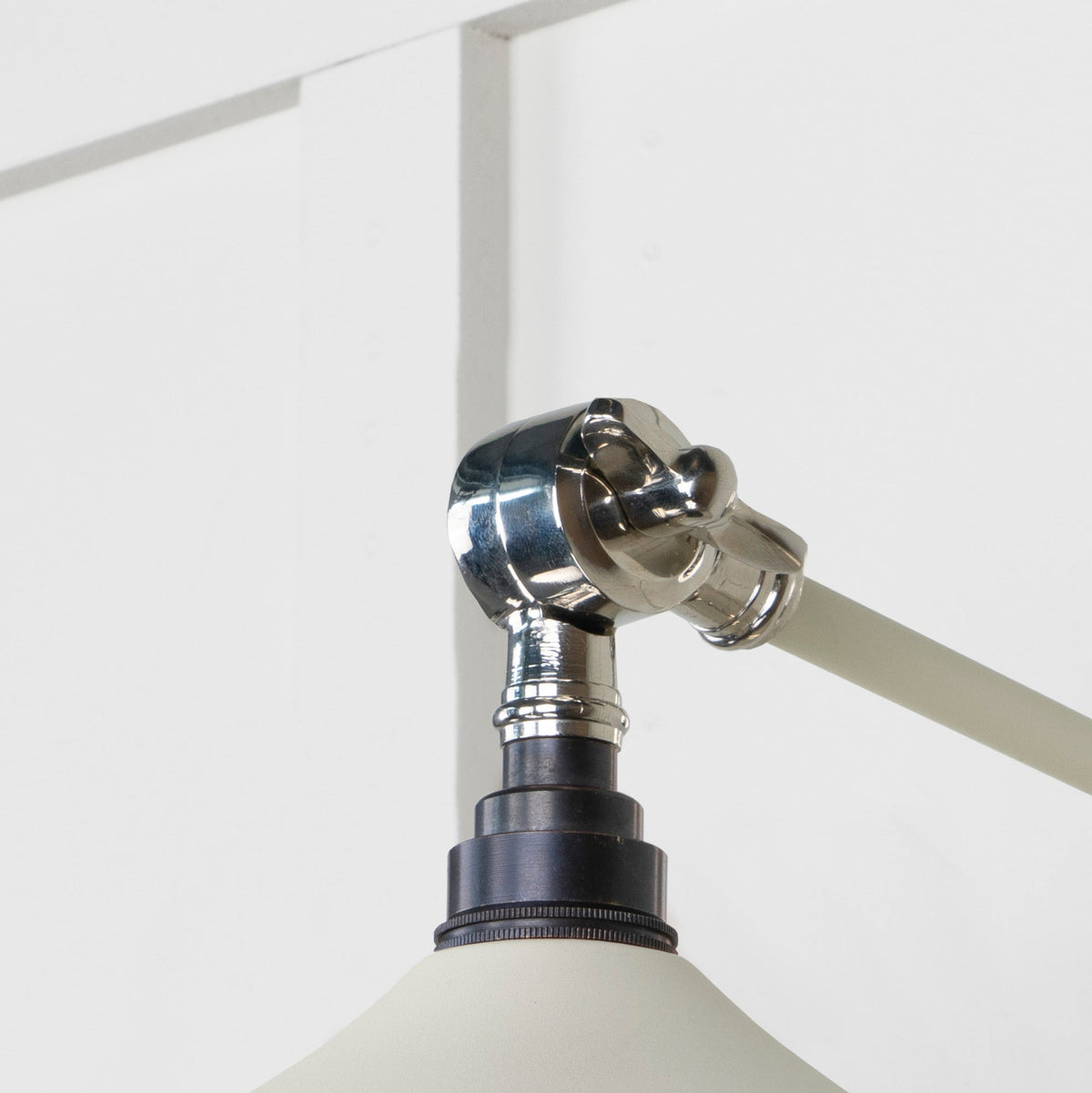 Smooth Nickel Flora Wall Light by From The Anvil