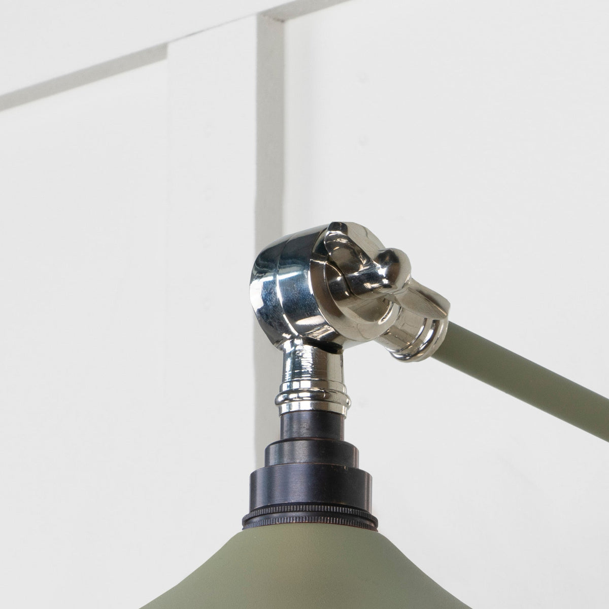 Smooth Nickel Flora Wall Light by From The Anvil