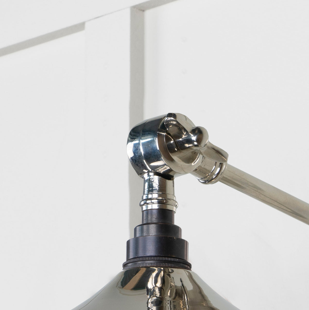 Smooth Nickel Flora Wall Light by From The Anvil