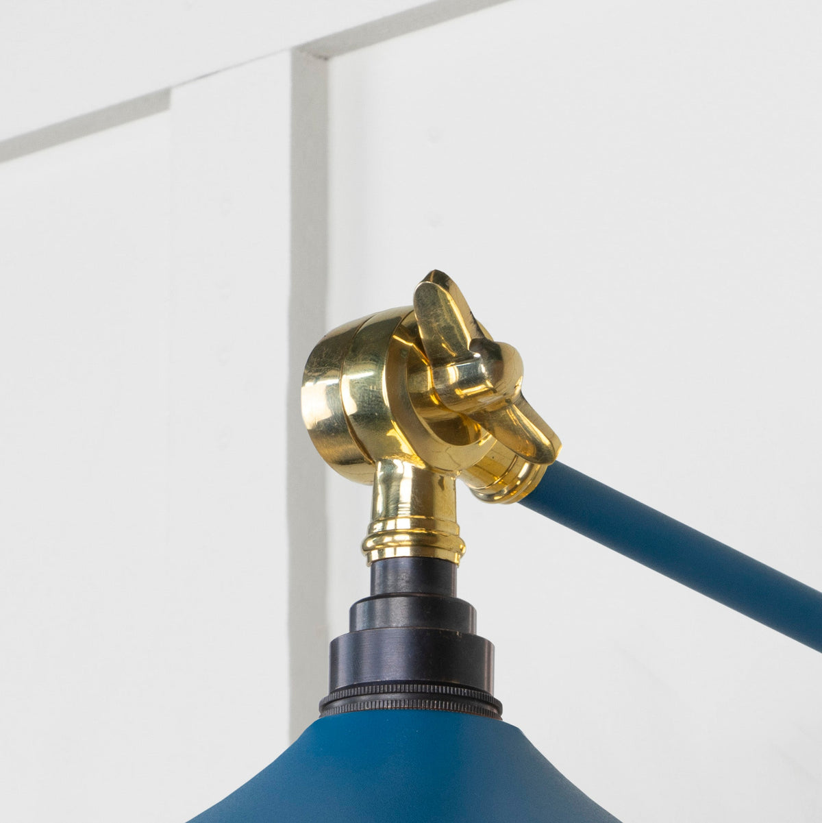 Smooth Brass Flora Wall Light by From The Anvil