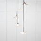 From The Anvil's Smooth Brass Smooth Brass Flora Cluster Pendant