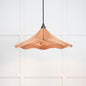 From The Anvil's Smooth Copper Smooth Copper Flora Pendant