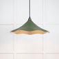 From The Anvil's Smooth Brass Smooth Brass Flora Pendant
