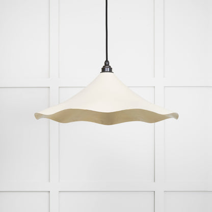 Smooth Brass Flora Pendant by From The Anvil