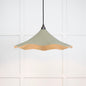 From The Anvil's Smooth Brass Smooth Brass Flora Pendant