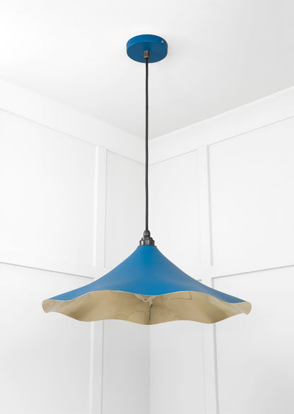 Smooth Brass Flora Pendant by From The Anvil