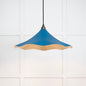 From The Anvil's Smooth Brass Smooth Brass Flora Pendant