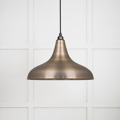 Aged Brass Frankley Pendant by From The Anvil