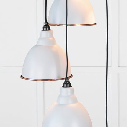 Smooth Copper Brindley Cluster Pendant by From The Anvil