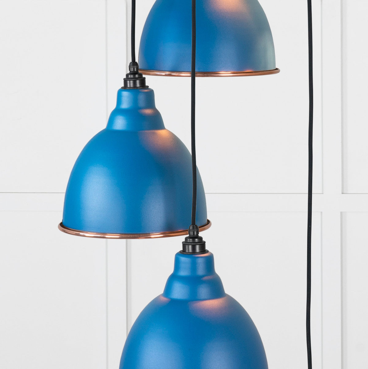 Smooth Copper Brindley Cluster Pendant by From The Anvil