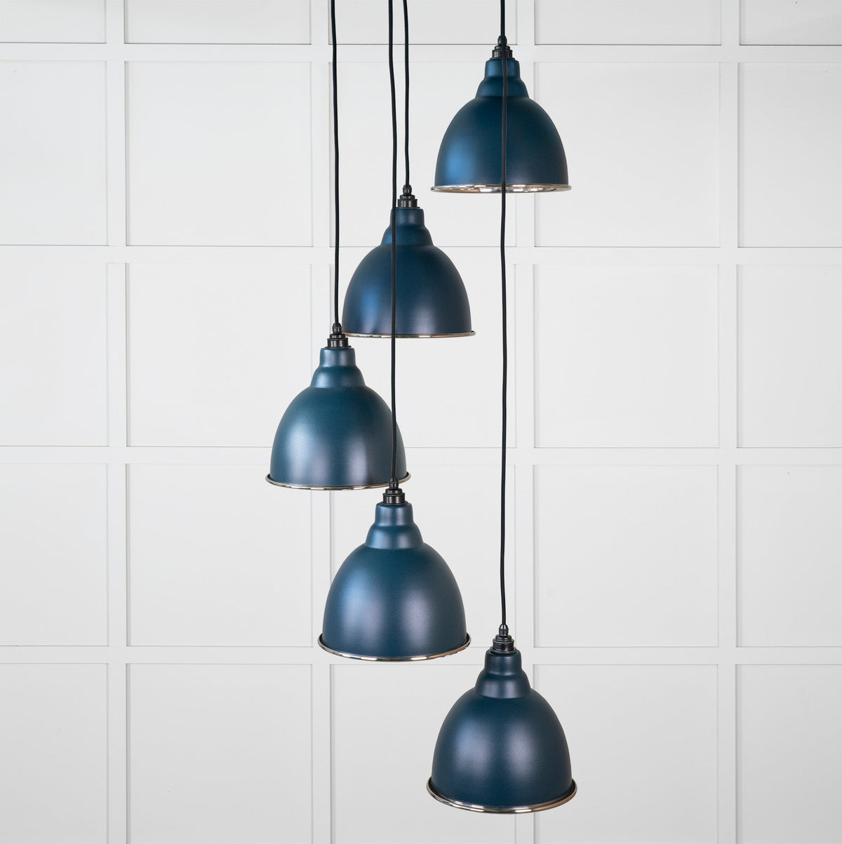 Smooth Nickel Brindley Cluster Pendant by From The Anvil