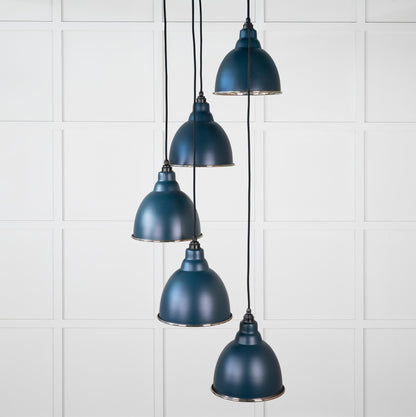 Smooth Nickel Brindley Cluster Pendant by From The Anvil