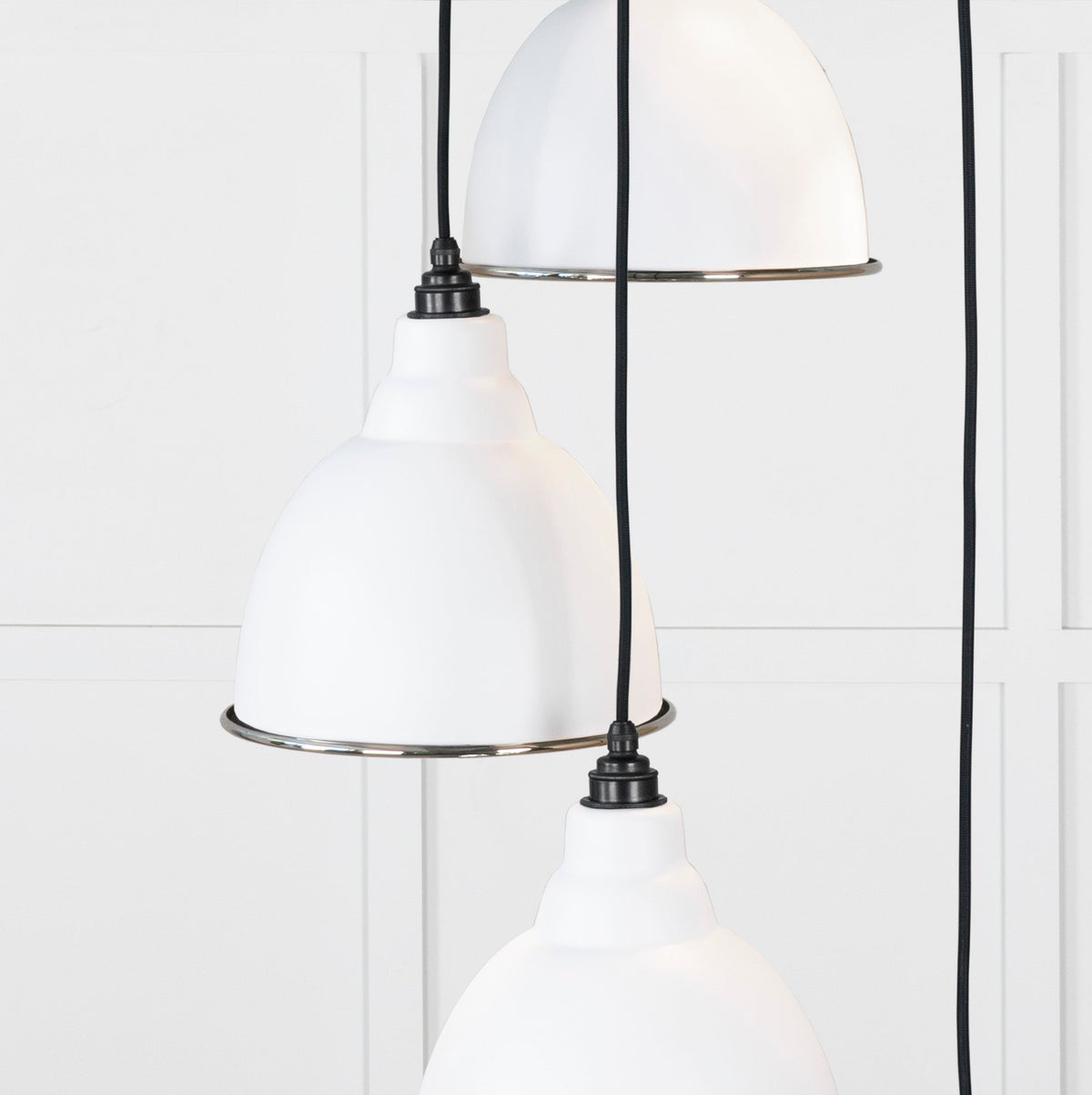 Smooth Nickel Brindley Cluster Pendant by From The Anvil