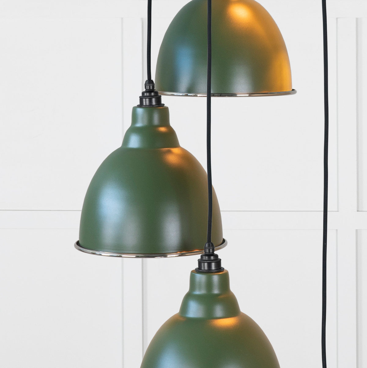 Smooth Nickel Brindley Cluster Pendant by From The Anvil