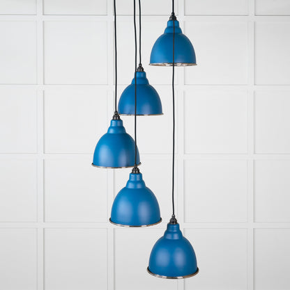 Smooth Nickel Brindley Cluster Pendant by From The Anvil