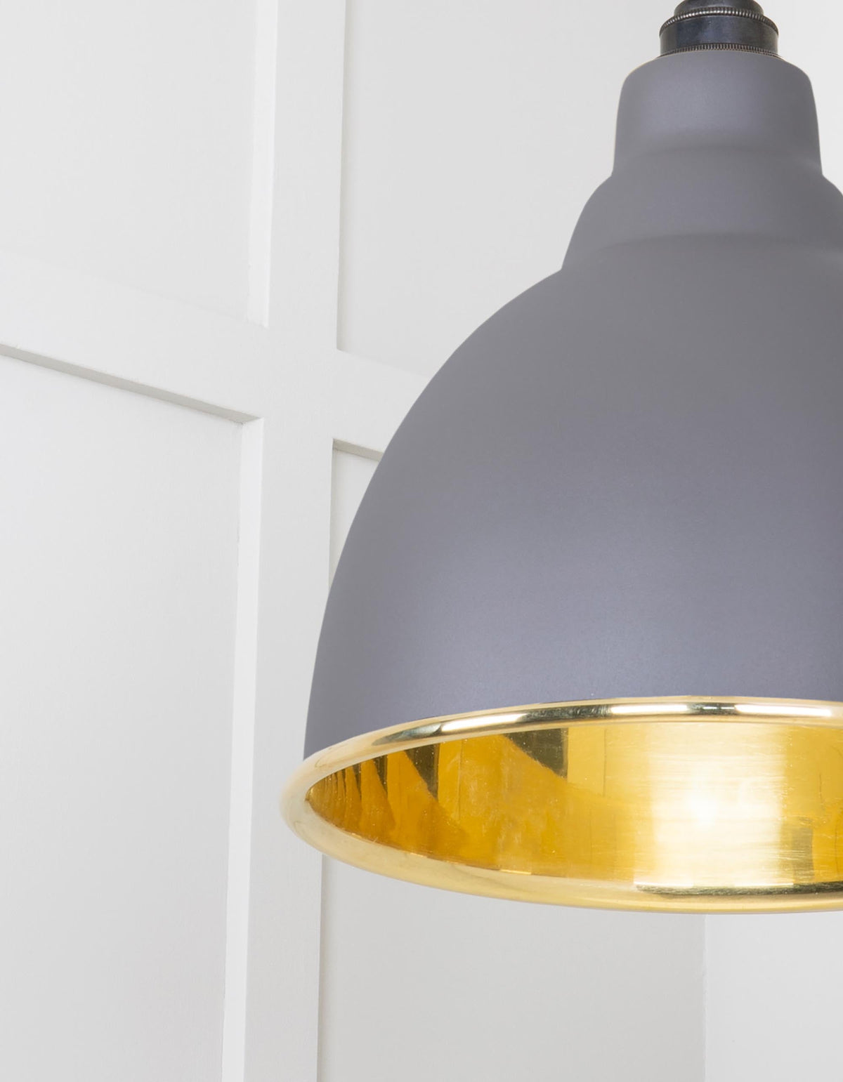 Smooth Brass Brindley Cluster Pendant by From The Anvil