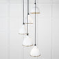 From The Anvil's Smooth Brass Smooth Brass Brindley Cluster Pendant