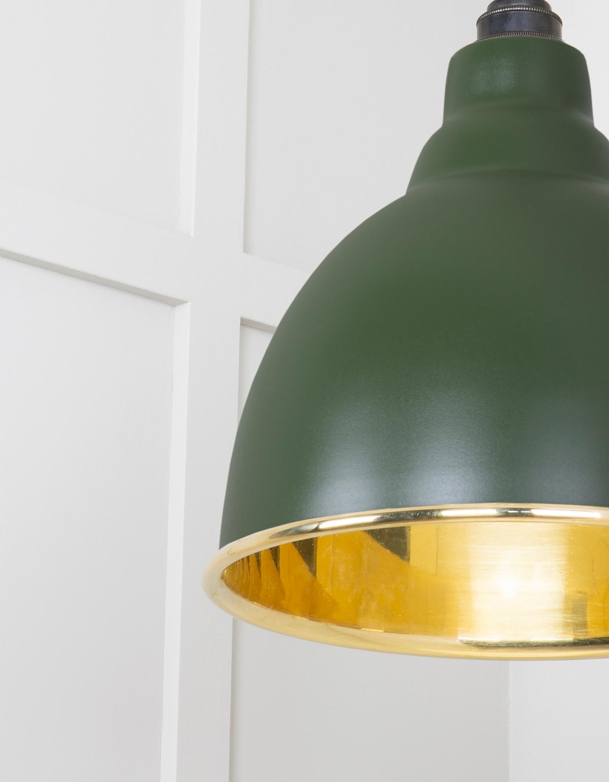 Smooth Brass Brindley Cluster Pendant by From The Anvil