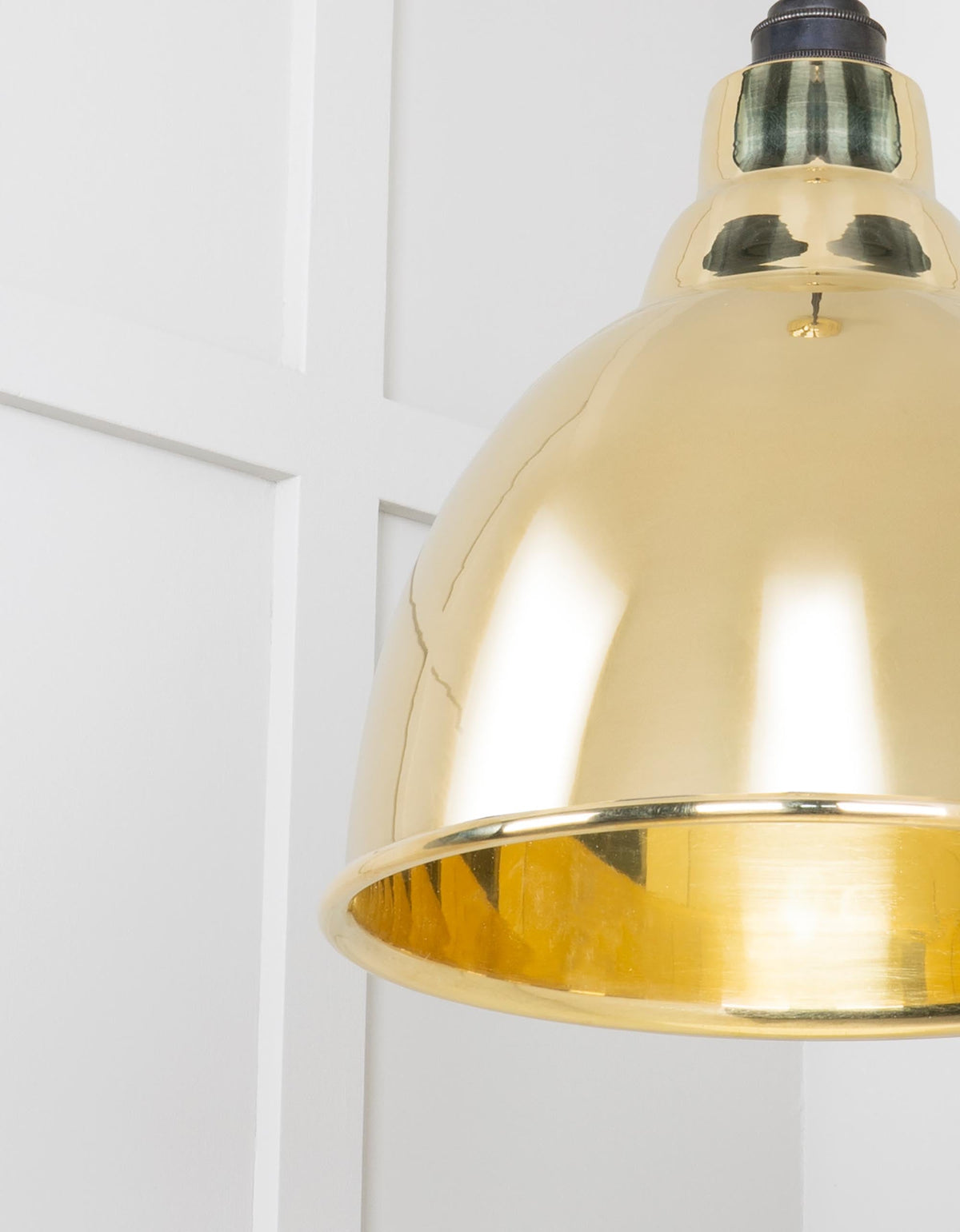 Smooth Brass Brindley Cluster Pendant by From The Anvil