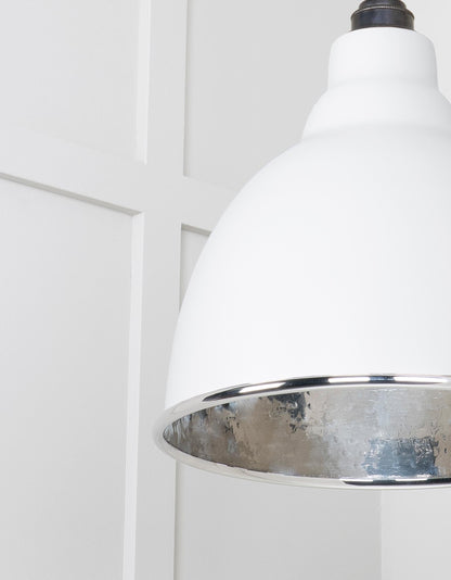 Hammered Nickel Brindley Cluster Pendant by From The Anvil