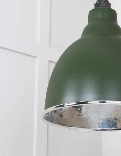 Hammered Nickel Brindley Cluster Pendant by From The Anvil