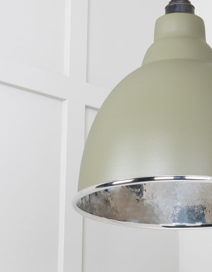 Hammered Nickel Brindley Cluster Pendant by From The Anvil